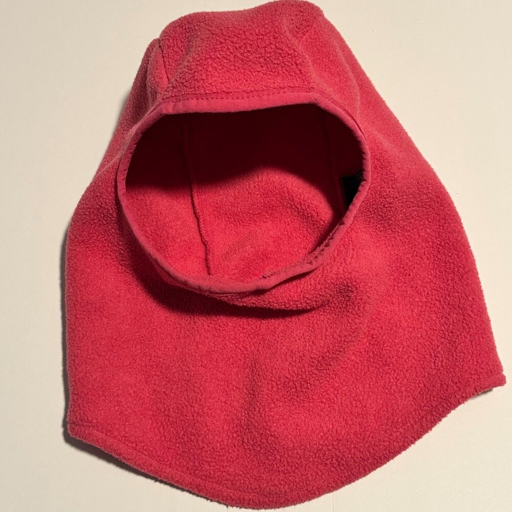 LL Bean Pink Fleece Balaclava Ski Mask Kids Youth Medium